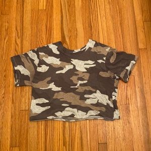 Camo Crop Top